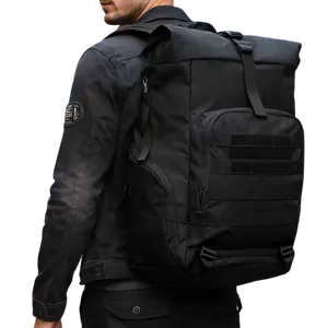 Roll Top Backpack Expandable 30L 36L Waterproof Hiking Travel Backpack with Built in Compression Sack, Made of Durable 900D Oxford Fabric, Suitable for Outdoor Hikes and Urban Travel