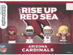 Little People Collector NFL Arizona Cardinals Rise Up Red Sea Series 1 Collectible Figures New Officially Licensed