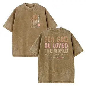 For God So Loved The World Shirt, John 3:16 Bible Verse Tee, Christian Easter Shirt, Scripture Gift, Religious Faith Top