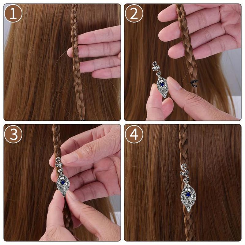 241 PCS Hair Jewelry Gold Hair Jewelry for Braids Loc Jewelry for Hair Dreadlock Metal Gold Silver Clips Shells Imitation Wood Beads Hair Charms Women Adjustable Cuffs Braiding Hair Rings Decoration hair beads