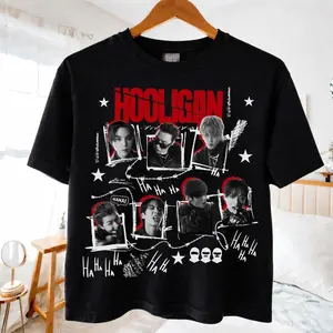 Hooligan MV Arirang Shirt, Tour 2026 Cute Group Graphic Tee, Fan Inspired Merch FFZ