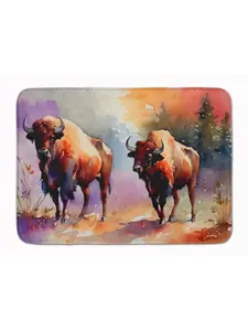 Carolines Treasures DAC2884RUG 19 x 27 in. Buffalo Memory Foam Kitchen Mat