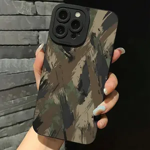 Camouflage Pattern Phone Case, Shockproof Phone Protective Cover, Phone Accessory Compatible with iPhone 7 8 X XS XR 11 12 13 14 15 Pro Plus Promax