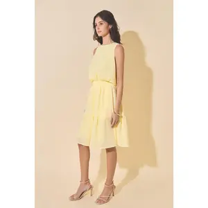 Tiered Midi Skirt