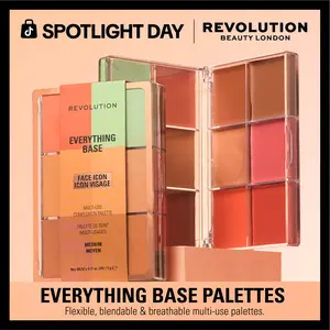 Revolution Everything Base Face Icon Complexion Palette 2.04 oz