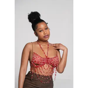 Ruby Luxe beaded top