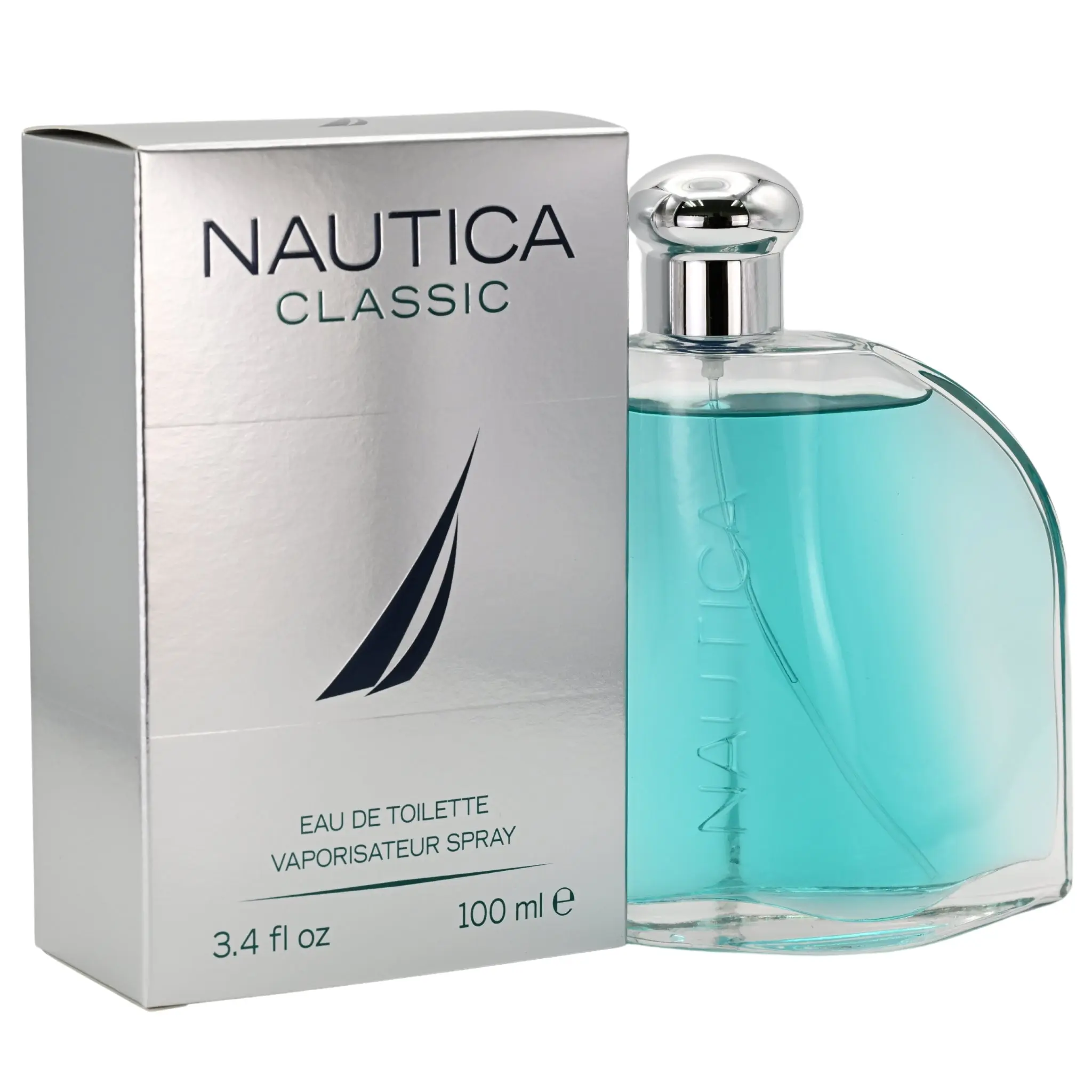 Nautica Voyage Classic Eau de Toilette for Men, Aromatic Cologne with a Fresh Aroma, Lavender Spice Fragrance, 3.4 fl oz Spray Bottle, Fragrances, Signature Scent, Jasmine Blend, Lemon, Masculine Notes
