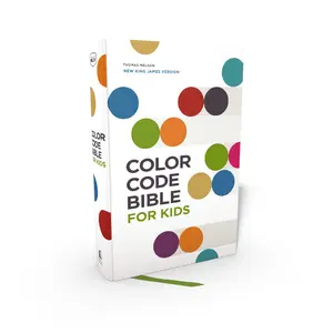 NKJV, Color Code Bible for Kids, Hardcover, Comfort Print by Thomas Nelson [Hardback Book]