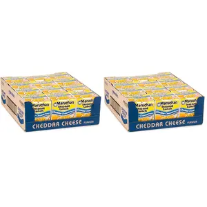 Maruchan Instant Lunch Ramen Noodles, Cheddar Cheese Flavor – Japanese-Style Instant Noodle Soup, Quick & Easy Meal – 2.25 Oz Cup (Pack of 24)