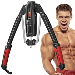 Hydraulic Arm Trainer Adjustable 22-440lb Chest Expander Home Gym