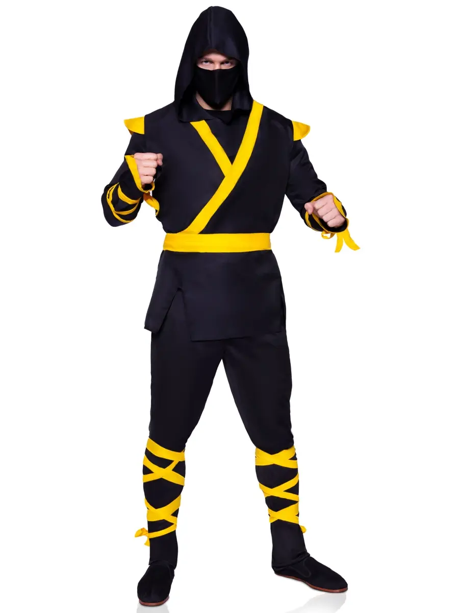 Leg Avenue XL Halloween Dog Clothes - 5-Piece Menswear-Themed Set with Detachable Hood, Matching Shirt, Pants, Detachable Jacket, Face Mask, Lightweight Fabric, Comfortable, Hand-Wash Cold, Drip Dry