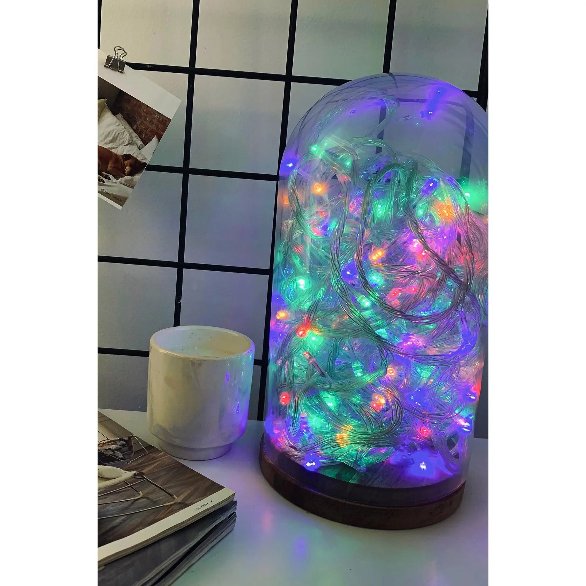 16FT 100 LED Multifunction Mini String Lights Plug-In Decorative Lighting Combo, US Plug, Chasing-In Waves-Slow Fade Modes for Holiday Home Improvement
