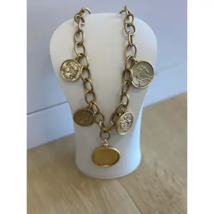 YI - Coin Medallion, Chucky Link Necklace