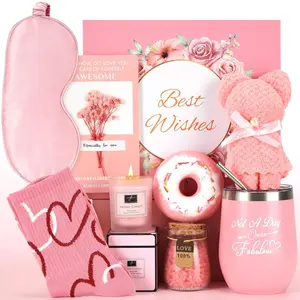 Gifts for Women - Birthday Gifts for Women Mom Her Girlfriend Friends Sister Wife Teacher Nurse Coworker, Relaxing Spa Gift Basket Set for Christmas Valentine’s Mothers Thanksgiving Day Gifts