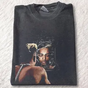 Vintage Xxxtentacion Cool Graphic Tee - Album Cover Tee - Music Hiphop Rap Shirt - Rap Legend Memorial Shirt - XXXTentacion Merch - Hip-Hop Icon Style - Gift for Fans of XXXTentacion - Top Menswear Womenswear Streetwear Cotton Comfort