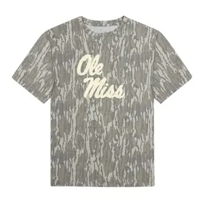 Ole Miss Mossy Oak Logo Adult T-Shirt 3D Camo, Hunting Shirt, 3D T Shirt Mossy Oak, Retro Camo, Gift for Him, for Boyfriend,
