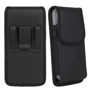 PU Leather Case Pouch Holster Belt Loop for iPhone 12/13/14/15/16 Pro Max with Magnetic Closure and Secure Fit