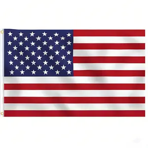 American Flag 3x5 | Heavy Duty Outdoor US Flag with Embroidered Stars & Sewn Stripes | All-Weather for Home, Office & Festivals