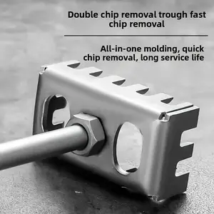 Large Square Hole Punch Tool, Durable Metal Construction, Easy-To-Use Design, Ideal for DIY Projects, Home Improvement Tasks