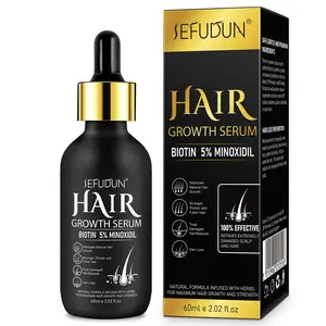 SEFUDUN Scalp Nourishing Serum, Hair Treatment Serum, Hair Serum, Natural Hair Care, Nourishes the Scalp, Helps Promote Thicker Hair, Hair Thickening Serum