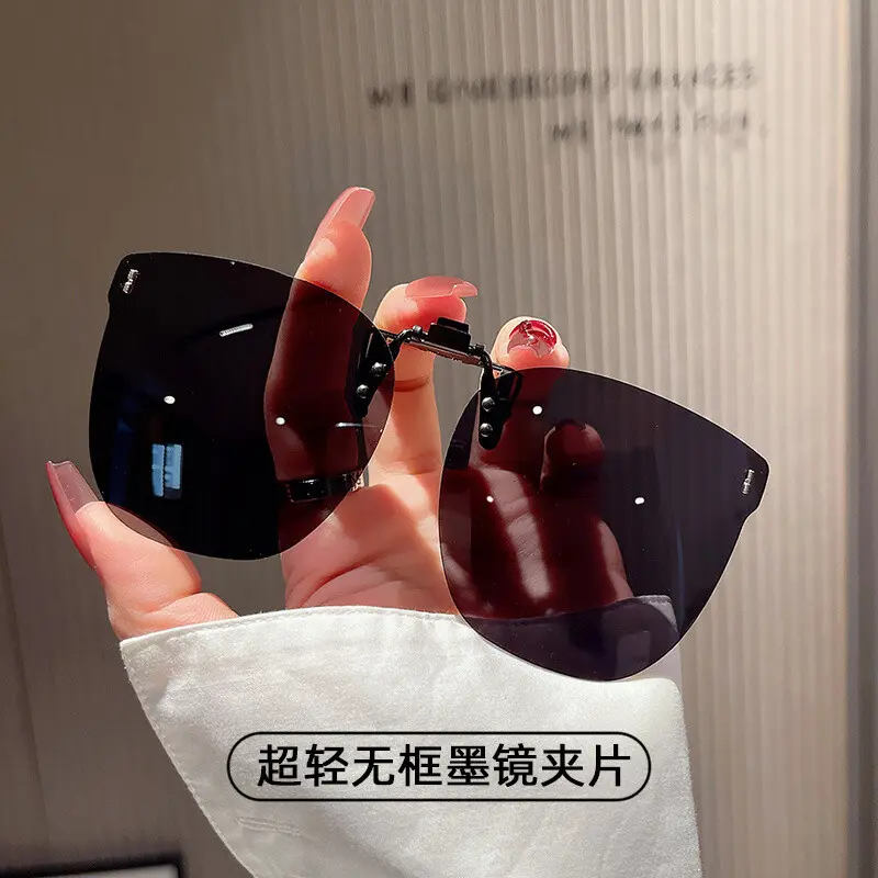Ultra-light Sunglasses Clip-on Prescription Glasses for Driving Sun Protection UV Polarized Sunglasses Classic