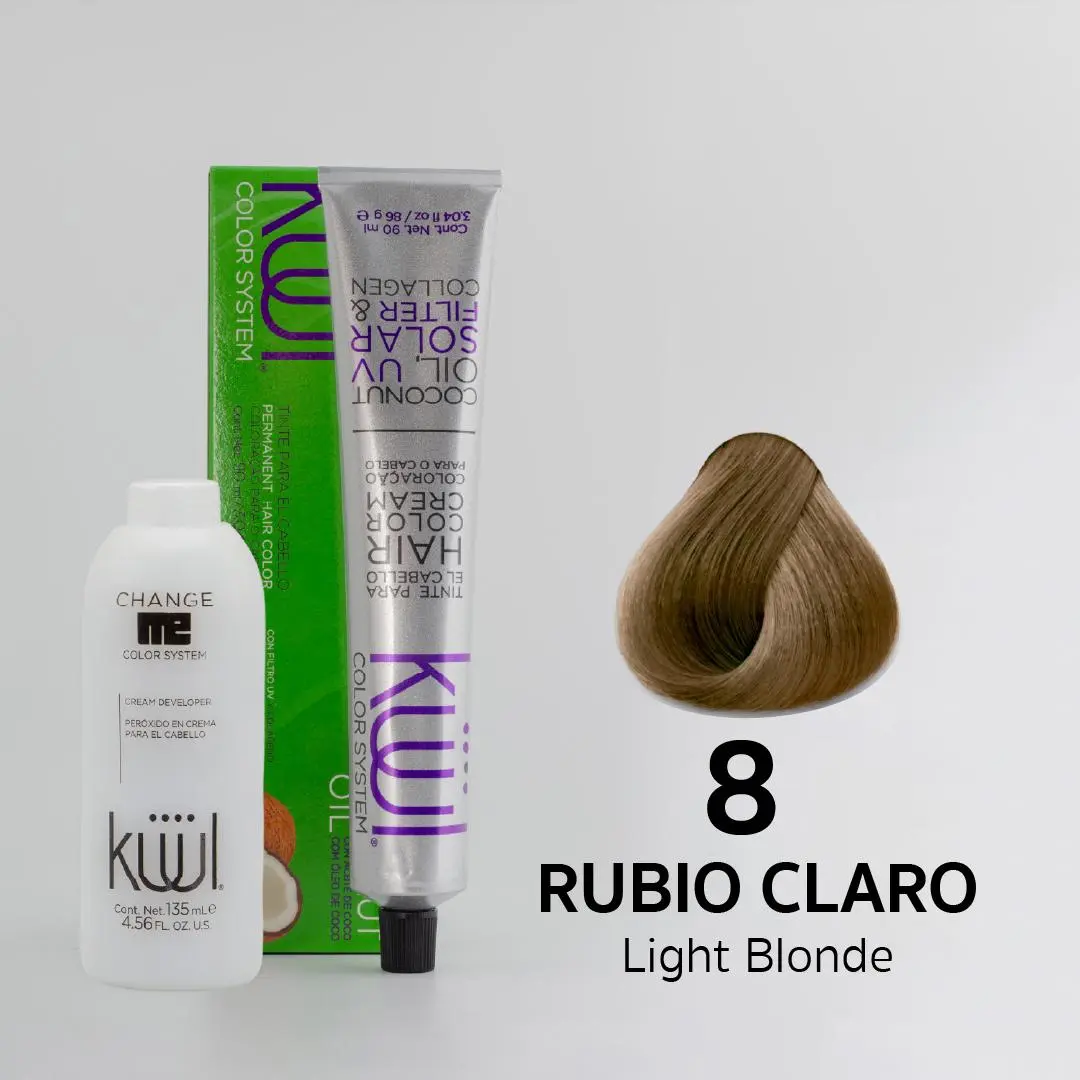 8	light Blonde