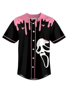 Ghostface Scream jersey, No YouHang Up horror movie village shirt, bizarre unisex clothing, soft touch, fashionable single item couple outfit perfect gift