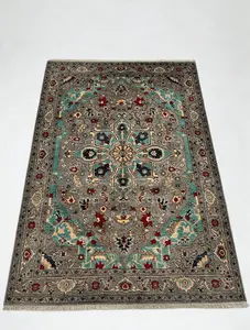 Persian Rug, HANDMADE AFGHAN WOOL RUG | vintage, 100% Wool | 5x7 ft