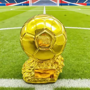 Golden Ball Trophy Model, Football Match Personal Golden Ball Award, Fan Memorial Gift, Collector's Item, Soccer Memorabilia