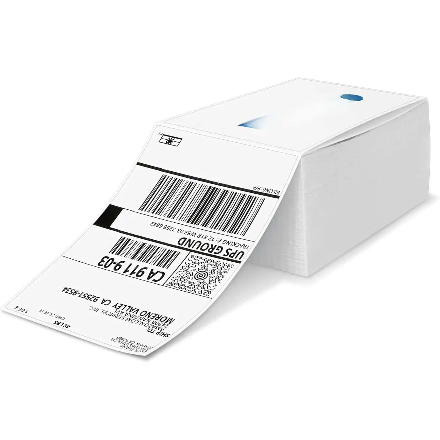 Thermal Labels 4x6-500 Labels, Compatible with Rollo, Brother, Zebra and  Thermal Printer, Perforated, Commercial Grade, Doesn't Compatible with Dymo