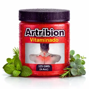 Artribion Vitaminado Arnica & Aloe Vera Cooling Gel – Menthol Comfort Massage Gel – 4.23 oz (120 g) – Massage Body Oil Targeted Cooling Sensation for Back, Knees, Neck & Shoulders – with Pine Extract – 100% Natural