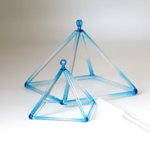 Clear Crystal Singing Pyramid Instrument sound healing