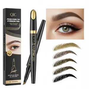 5 PCS Micro-Fork Eyebrow Pen, Waterproof Long-Wear Smudge-Proof Eyebrow Pencil, Natural Realistic Brow Makeup, Universal for All Skin Types,Mother's Day gift