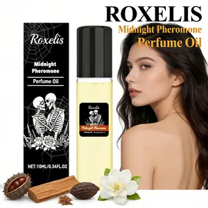 ROXELIS Midnight Pheromone Perfume Oil Sandalwood Jasmine Woody Scent Roll-on Long-Lasting Fragrance Pheromone Perfume