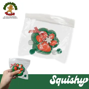 BOBODUDUSquishy Christmas Paw Squishy – Festive Vibe, Soft Stress Toy with Snowflake & Ribbon Details, Perfect Holiday Gift! [Christmas Exclusive]