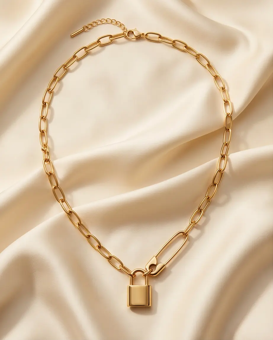 Locked In | Tough Luxe Collection | 18k Gold PVD Surgical Steel