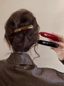 Solid Color Hair Claw, Hair Clips, Casual Versatile Hair Accessories for Women, Minimalist Headwear for Thick Hair, Fashion Hair Accessories for Party, Daily Decor