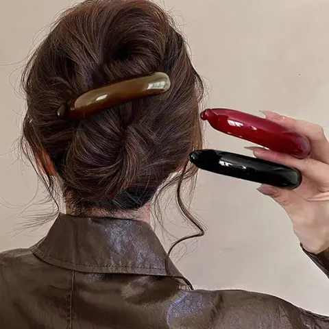 Solid Color Hair Claw, Hair Clips, Casual Versatile Hair Accessories for Women, Minimalist Headwear for Thick Hair, Fashion Hair Accessories for Party, Daily Decor