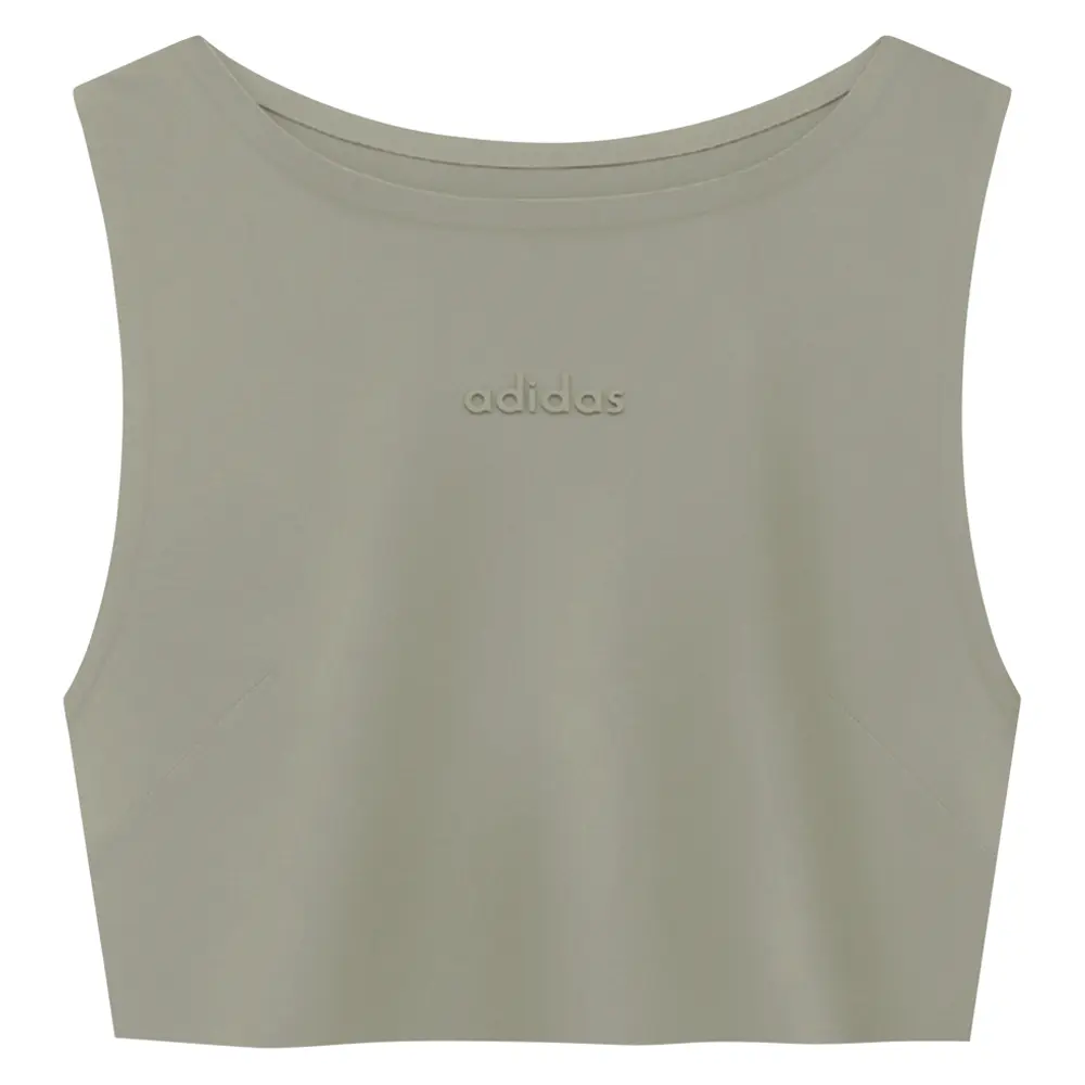 adidas Womens Fear Of God Athletics Cropped Tank  Casual - Grey