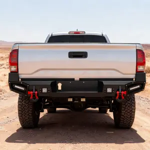 for Full Width Tacoma Truck Stuff Rear Bumper Compatible with 2016-2023 Toyota Tacoma 3rd Gen | Yzona