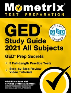 USED-GED Study Guide 2021 All Subjects - GED Test Prep Secrets, Full-Length Practice Test, Step-by-Step Review Video Tutorials: [4th Edition Book With Cert by Matthew Bowling (Paperback)