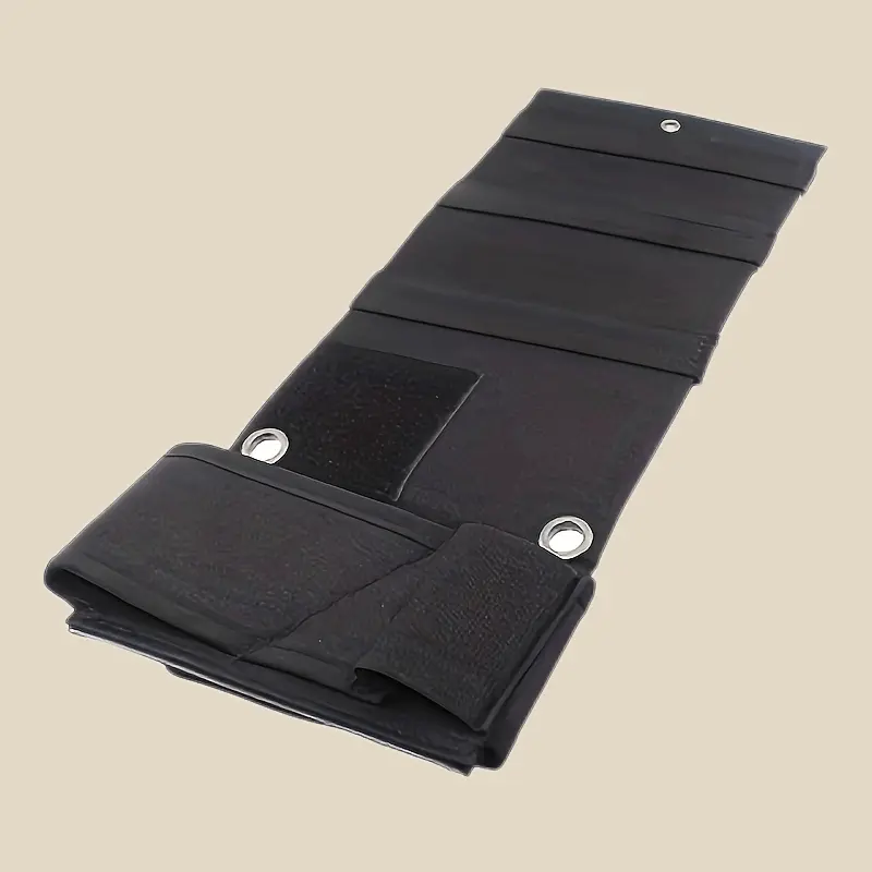 Classic Right-Hand Concealed Side-Hung Holster with Anti-Slip Strip, Magazine Pocket, Flashlight Ring, Nylon Construction, Low-Profile Slim Design, Secure Hold for Home Defense, Table & Bedside Use