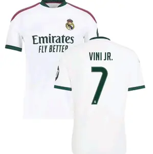 Unisex Real Madrid Vini Jr. #7 2025/26Champions League Home Stadium SoccerJersey