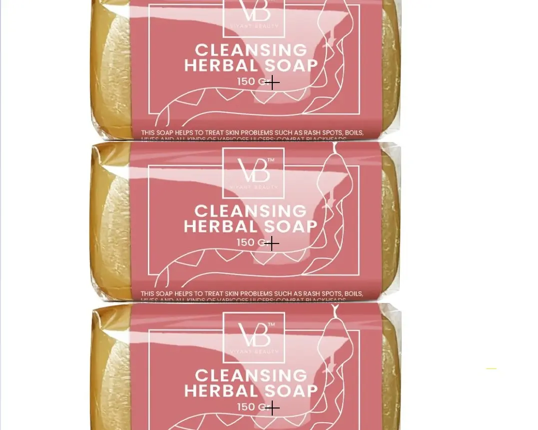 3 PACK CLEANSING HERBAL SOAP - cleansing soap for all skin tyupes