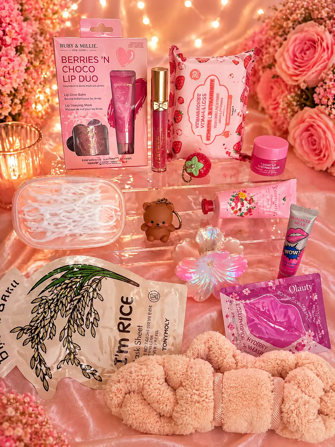 Ultimate Pink Beauty Bundle – Cute & Glowy Set