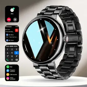 New 2026 Fashion Men's Smartwatch Outdoor Sports Watch Wireless Calling Health Tracking Voice Assistant for iOS Android Wearable Smartphone