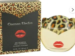 Carmen Electra Women's Eau De Parfum 3.4 oz / 100 ml Leopard Print Bottle with Unique Cat-Shaped Design Regular Edition Floral Fragrance