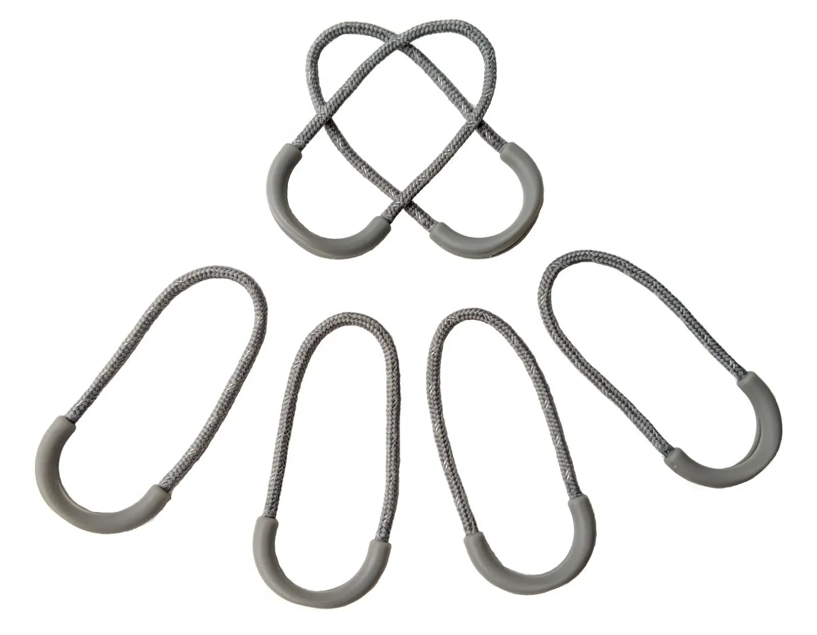 6 Heavy Duty Luggage Backpack Pack Tent Jacket Replacement Zipper Tab Pull Cords