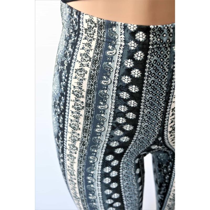 Dark Santana Palazzo Pants forbidden jeans flare slippery pants High Waisted Casual Comfortable Fit Formal