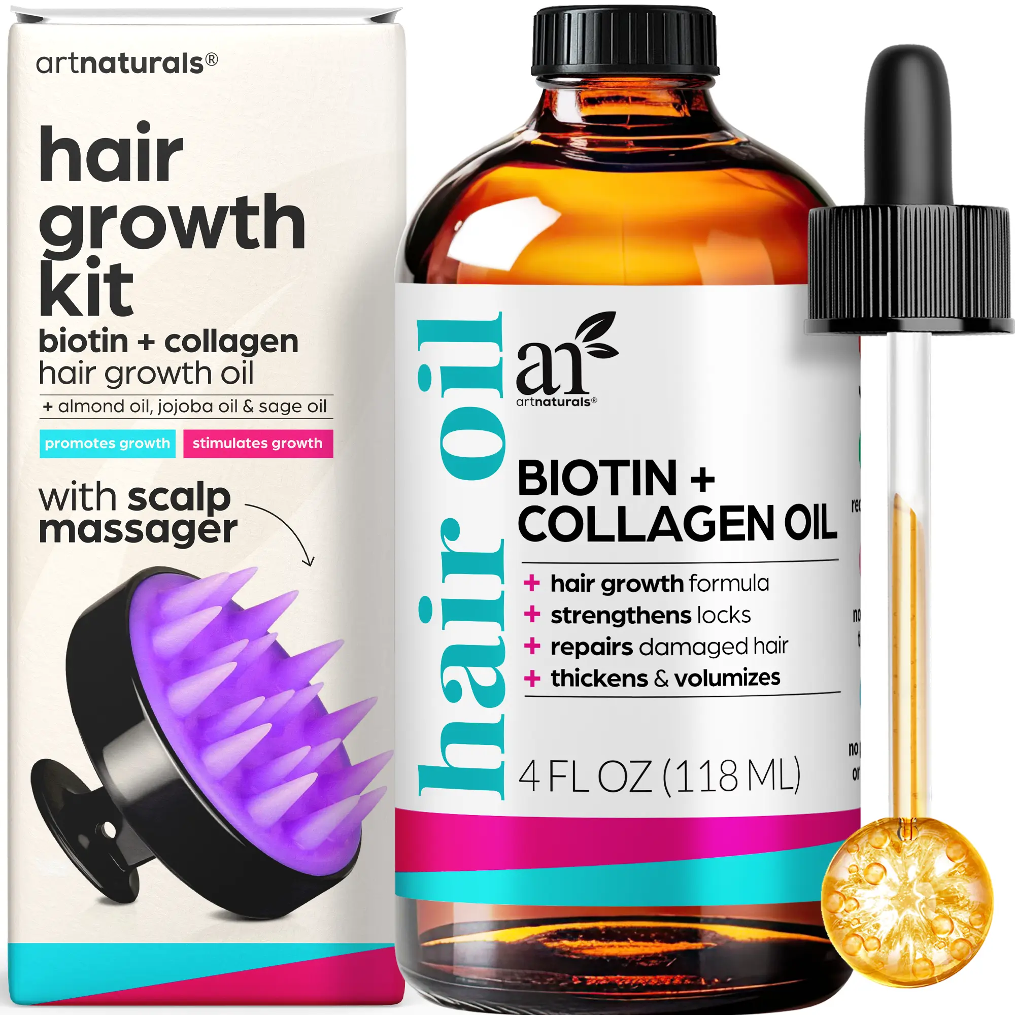 Biotin Collagen Hair Oil Set